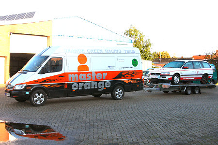 Transport auf dem Trailer