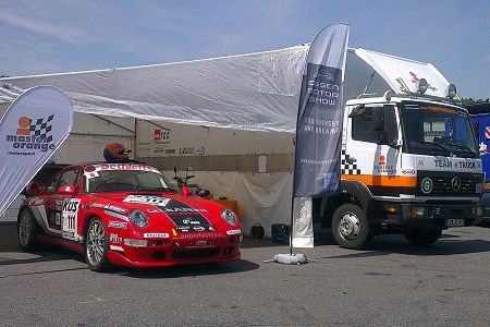 LKW in der Aufbauphase