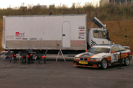 LKW in der Aufbauphase