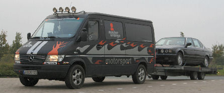 Sprinter mit Trailer