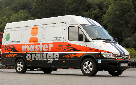 Sprinter mit neuen Felgen