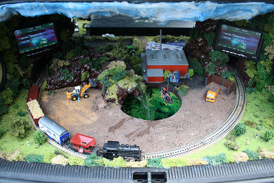 Eisenbahn im Kofferraum